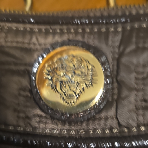 Ed Hardy Black and Brown Shoulder Bag with Red Heart - Picture 6 of 13